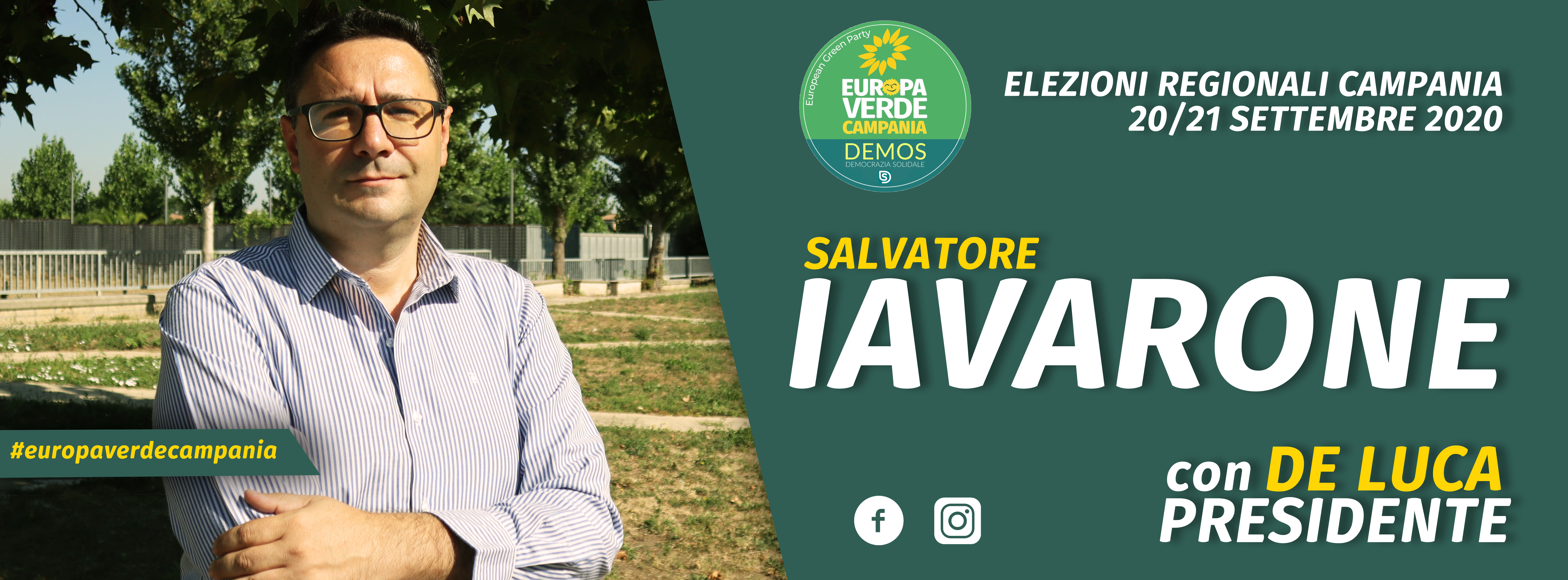 Donare alberi per riscattare il territorio: la proposta di Salvatore Iavarone, candidato al consiglio regionale con Verdi Europa Verde